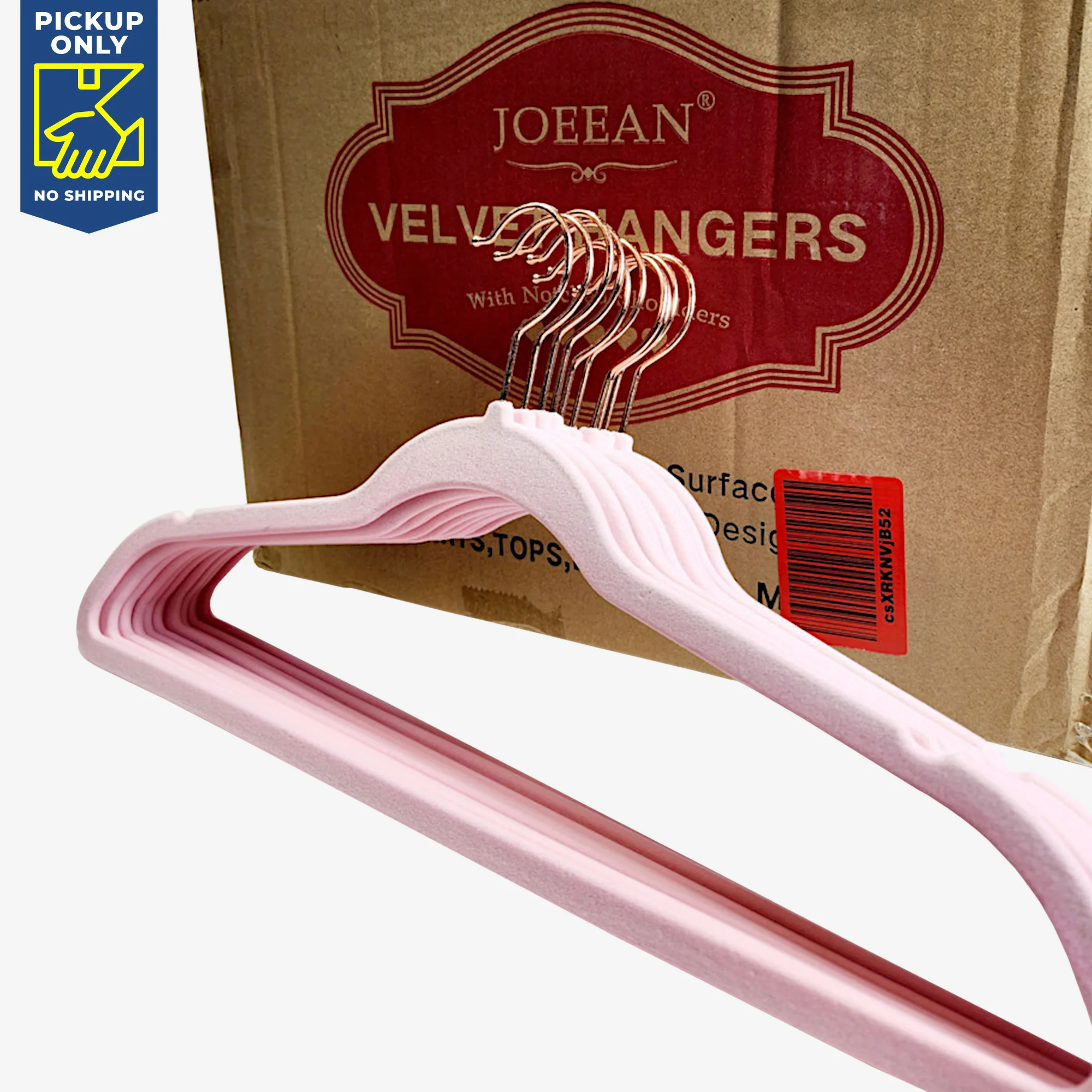 Pink Velvet Hangers