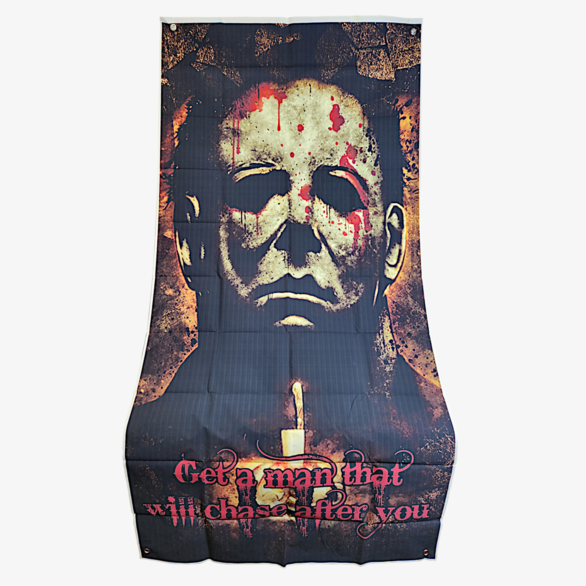 Halloween Movie Door Backdrop