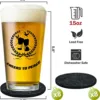 Cheers to Peace Pint Glasses Set - Image 2