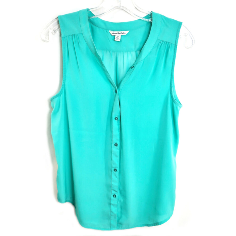 Silky Sleeveless Blouse