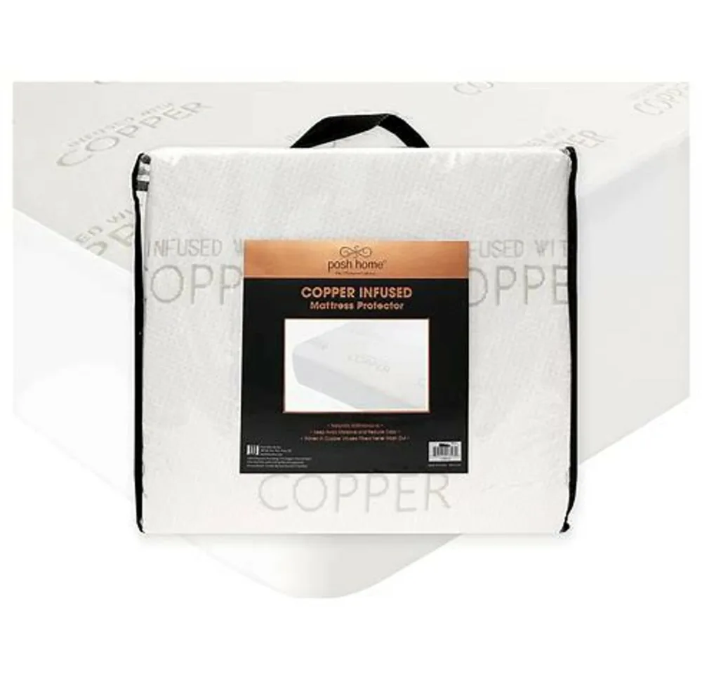 POSH HOME Copper-Infused Mattress Protector