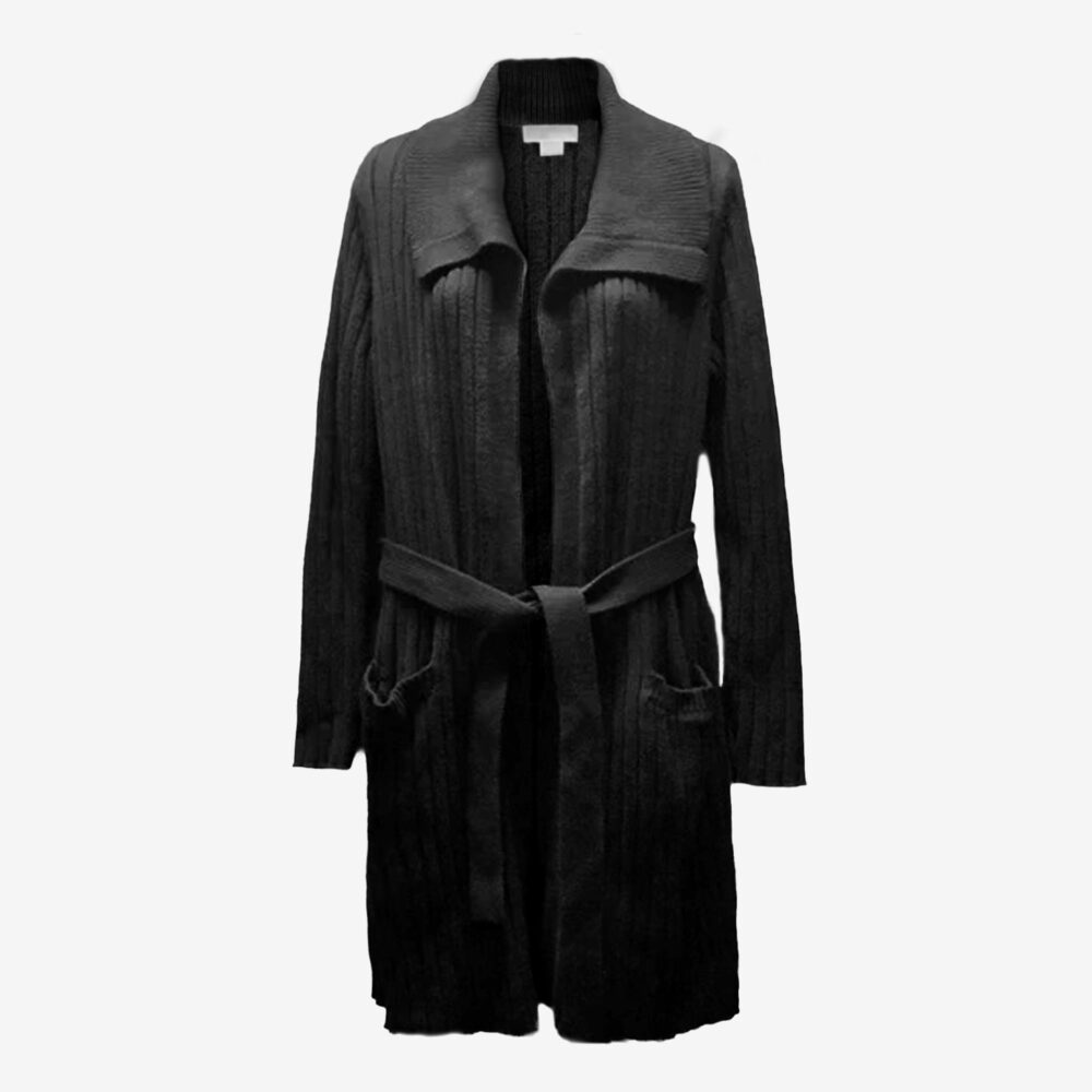 Michael Kors - Waist-tie cardigan, black, large