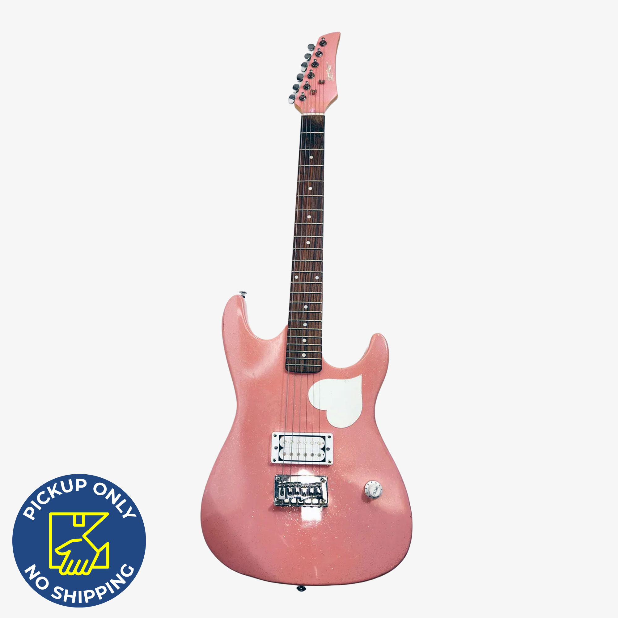 ROCKER RG0S-PH Electric Guitar, Pink with Glitter - Father