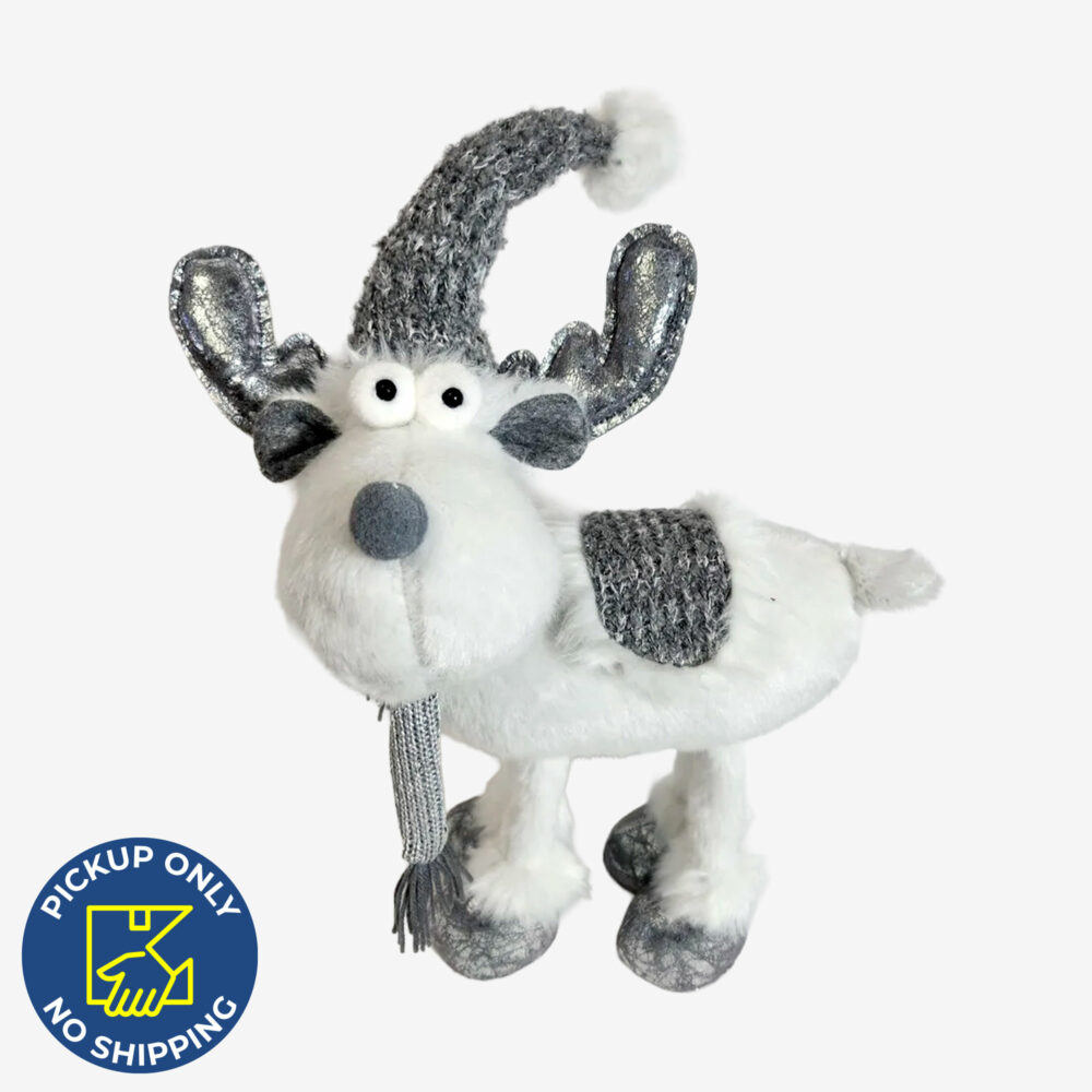Standing Plush Holiday Moose