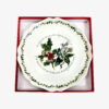 PORTMEIRION Christmas holiday scalloped platter