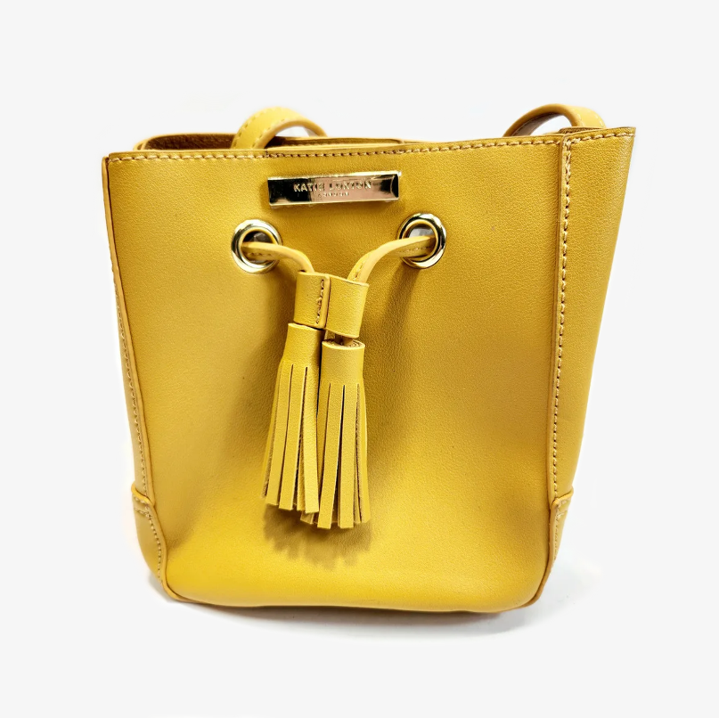 KATIE LOXTON Blair Bucket Drawstring Bag - Yellow Ochre