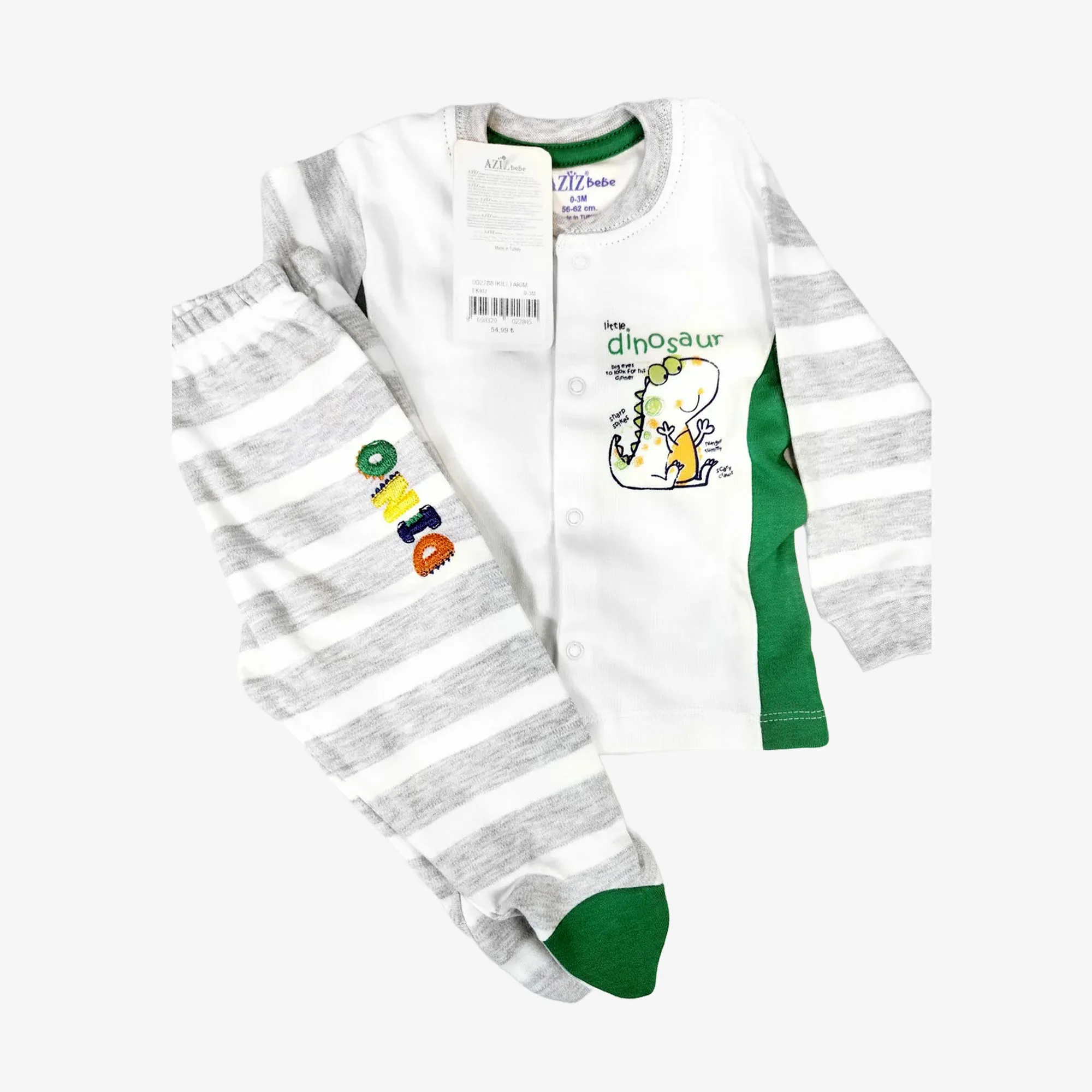 AZIZ BEBE, Dinosaur 2-piece set