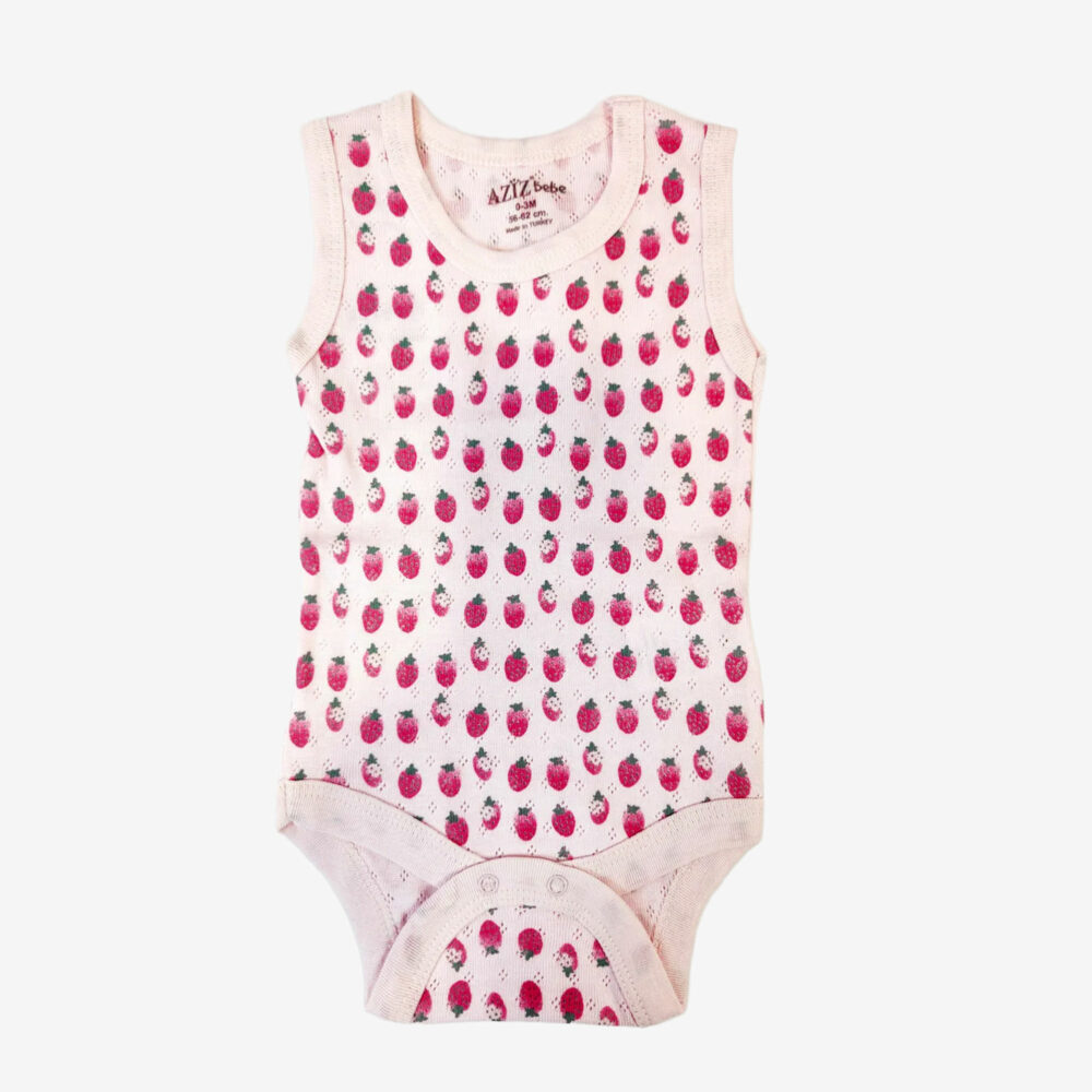 Babies Onesie, strawberry pattern