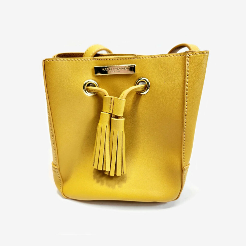 KATIE LOXTON Blair Bucket Drawstring Bag - Yellow Ochre