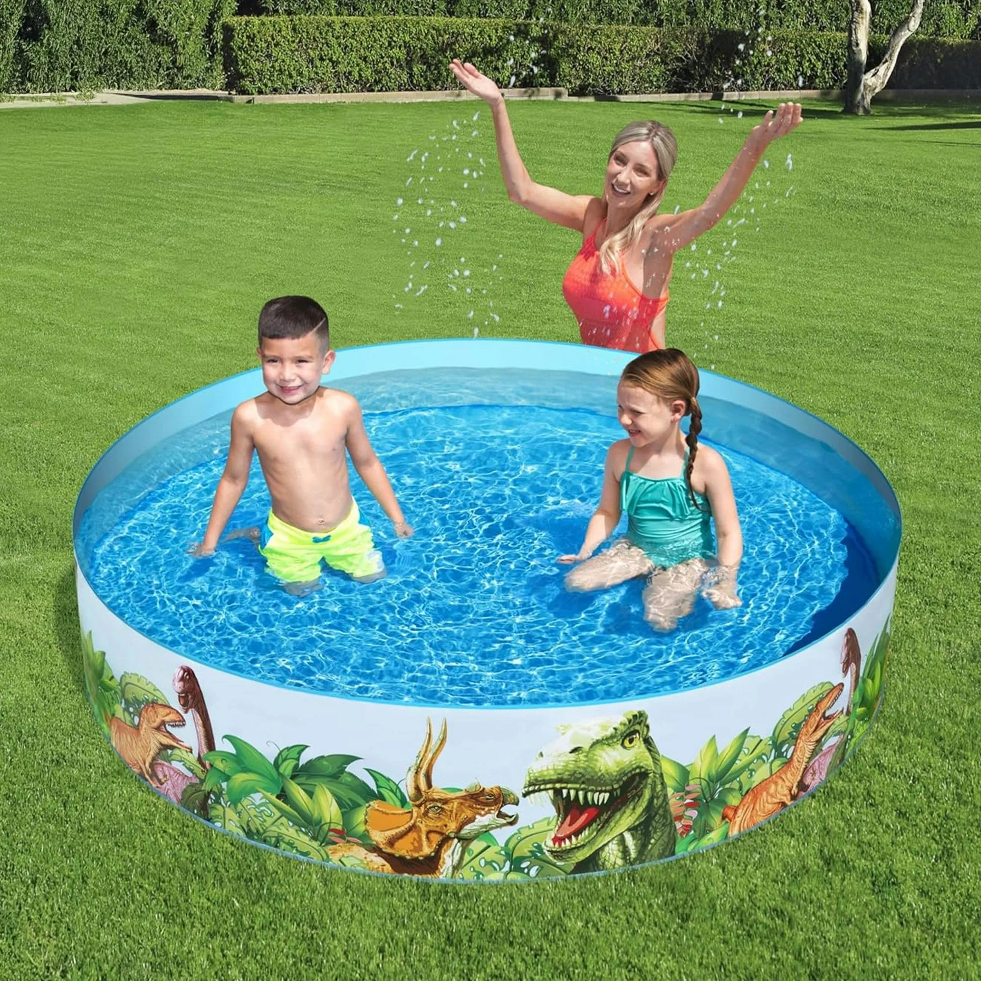 BESTWAY H2OGo Dinosaurous Fill 'N Fun Kiddie Pool - Image 2