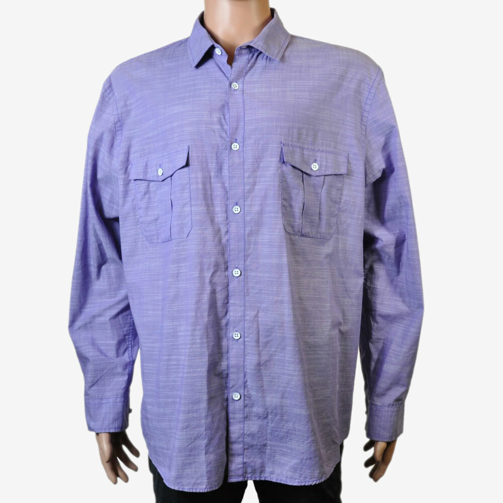 Alfani Long-sleeve Shirt, light purple, men's XL