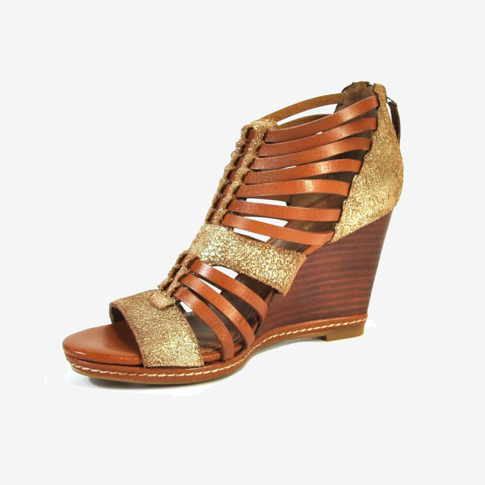 TRASK Sammi Platform Wedge Sandals, Women's 6.5