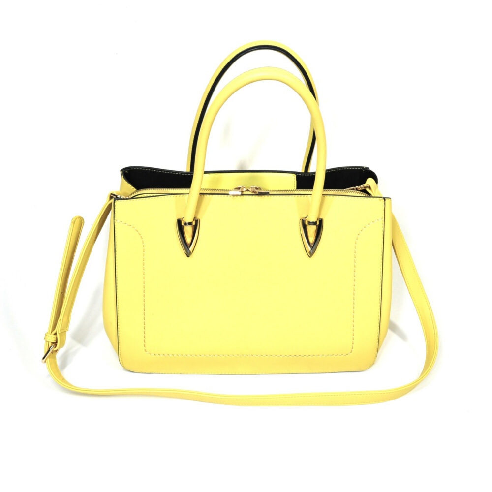 Yellow Pleather Purse