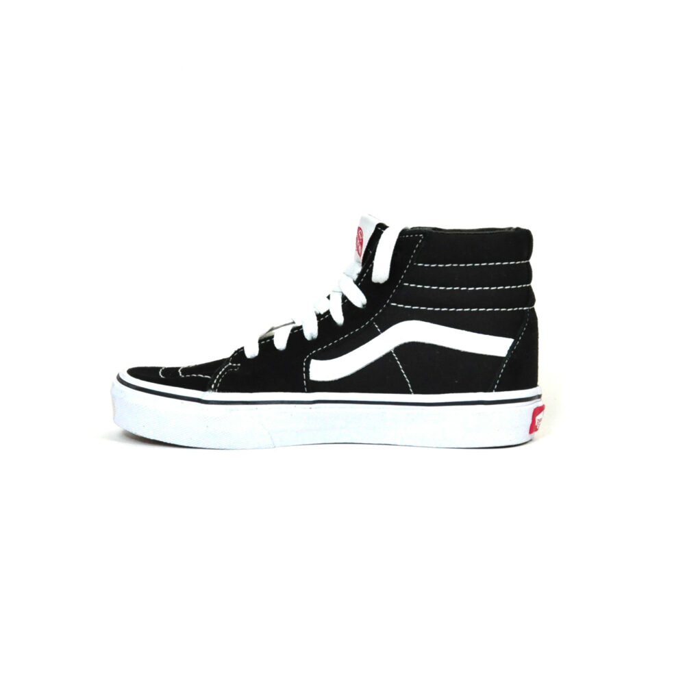 Vans Kids' Sk8-Hi Black Suede Shoes