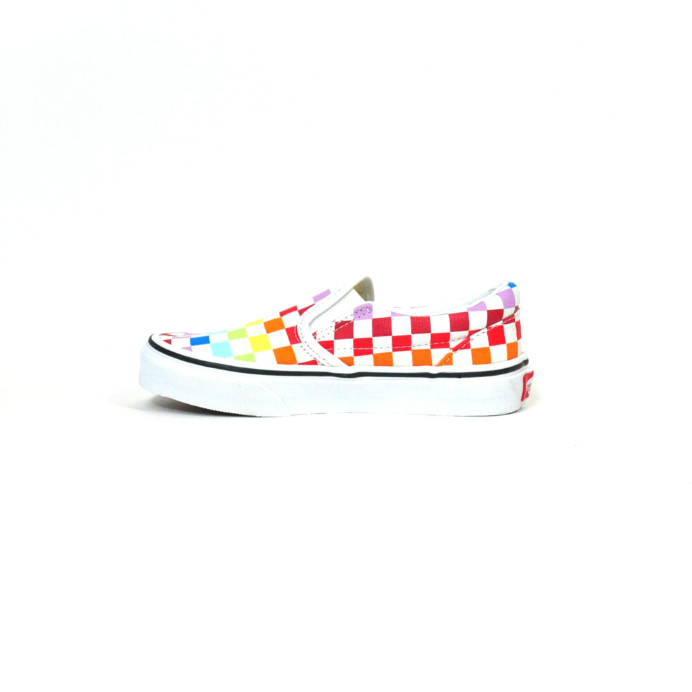 Vans Kids' Color Checkered Slip-on Shoes