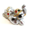 Silver Resin Elephant Figures - Image 5