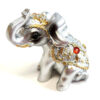Silver Resin Elephant Figures - Image 7