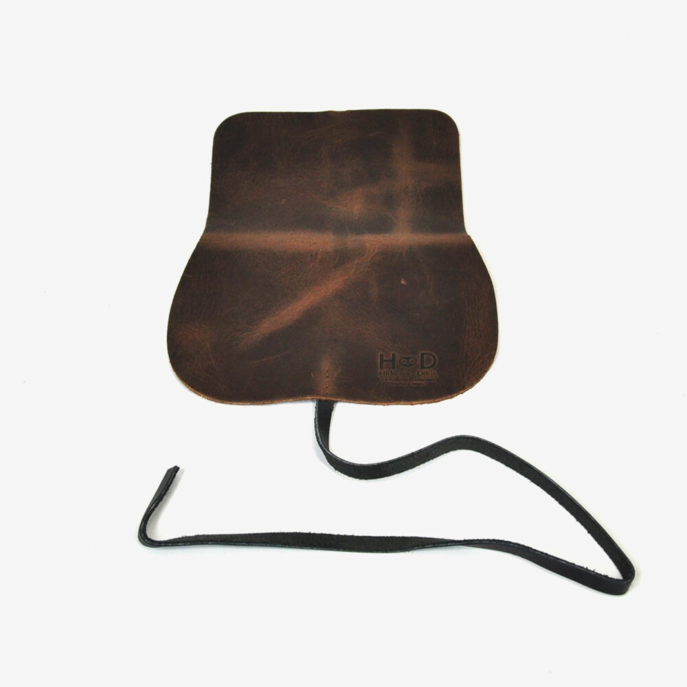 Leather, protective sunglasses pouch