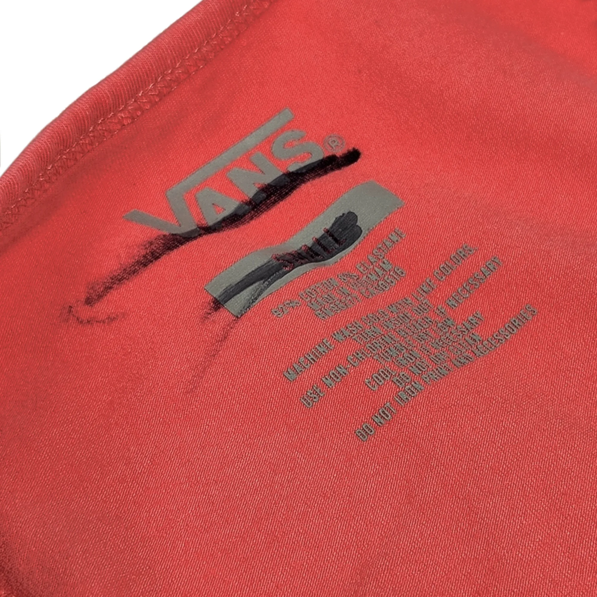 VANS Longline Racerback Sports Bra, Coral - Image 2