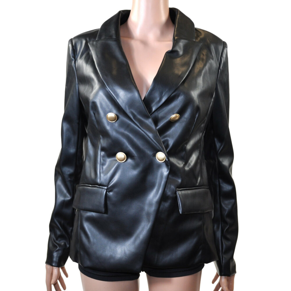 Faux Leather Jacket