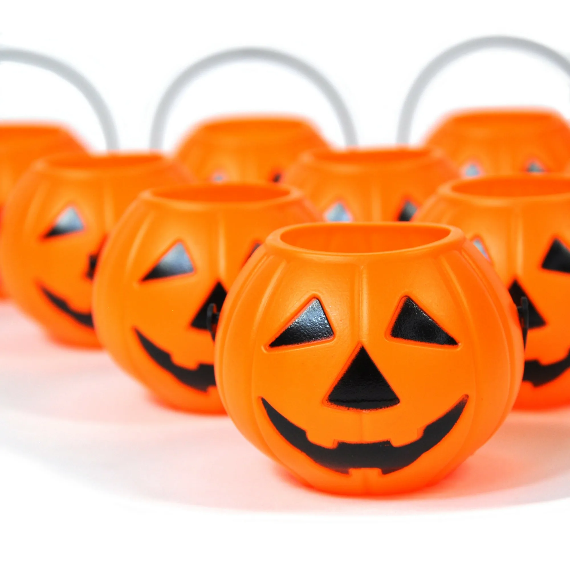 Small Jack-o'-lantern Treat Pails, 10pk - Image 2