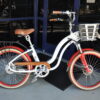 White Electric Bicycle