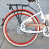 White Electric Bicycle