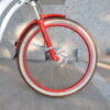 White Electric Bicycle