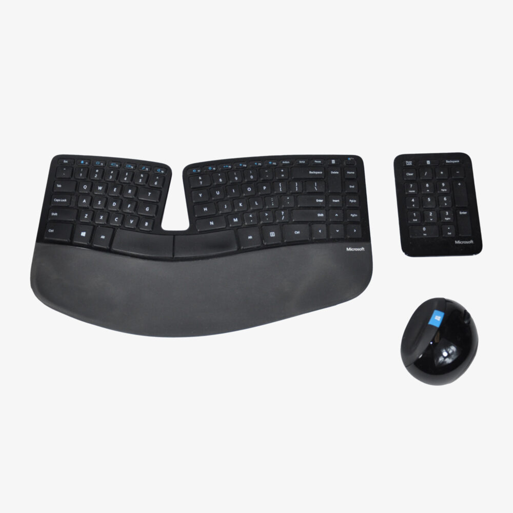 Microsoft Sculpt Ergonomic Desktop - Wireless keyboard, mouse, and number pad