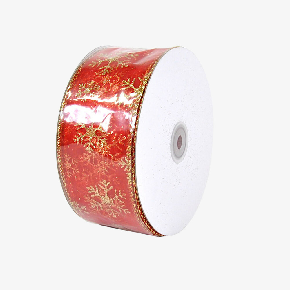 Glitter Snowflakes Ribbon