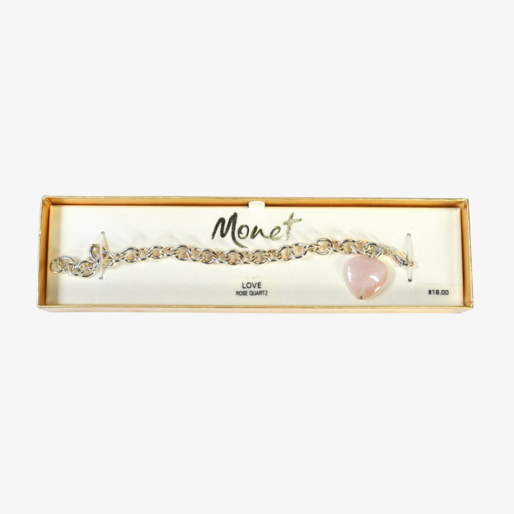 Rose Quartz Charm Bracelet