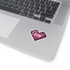 FJV75 "Pixel Heart" Stickers - Pink - Image 2
