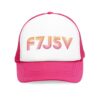 FJV75 "Linear" Mesh Cap - Pink