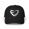 FJV75 "Super Heart" Dad Cap - Black/Lilac/Gray