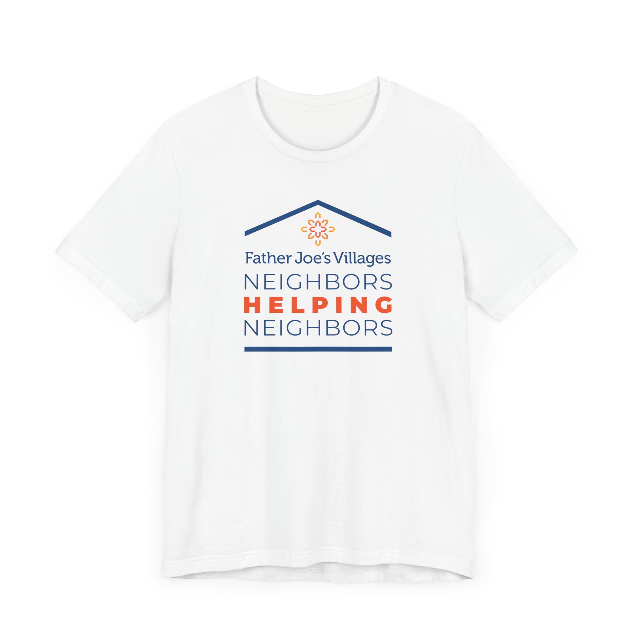 Neighbors Helping Neighbors Logo T-shirt - Father Joes Villages 