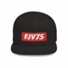 FJV75 "Prime" Flat Bill Snapback - Black/Red/White