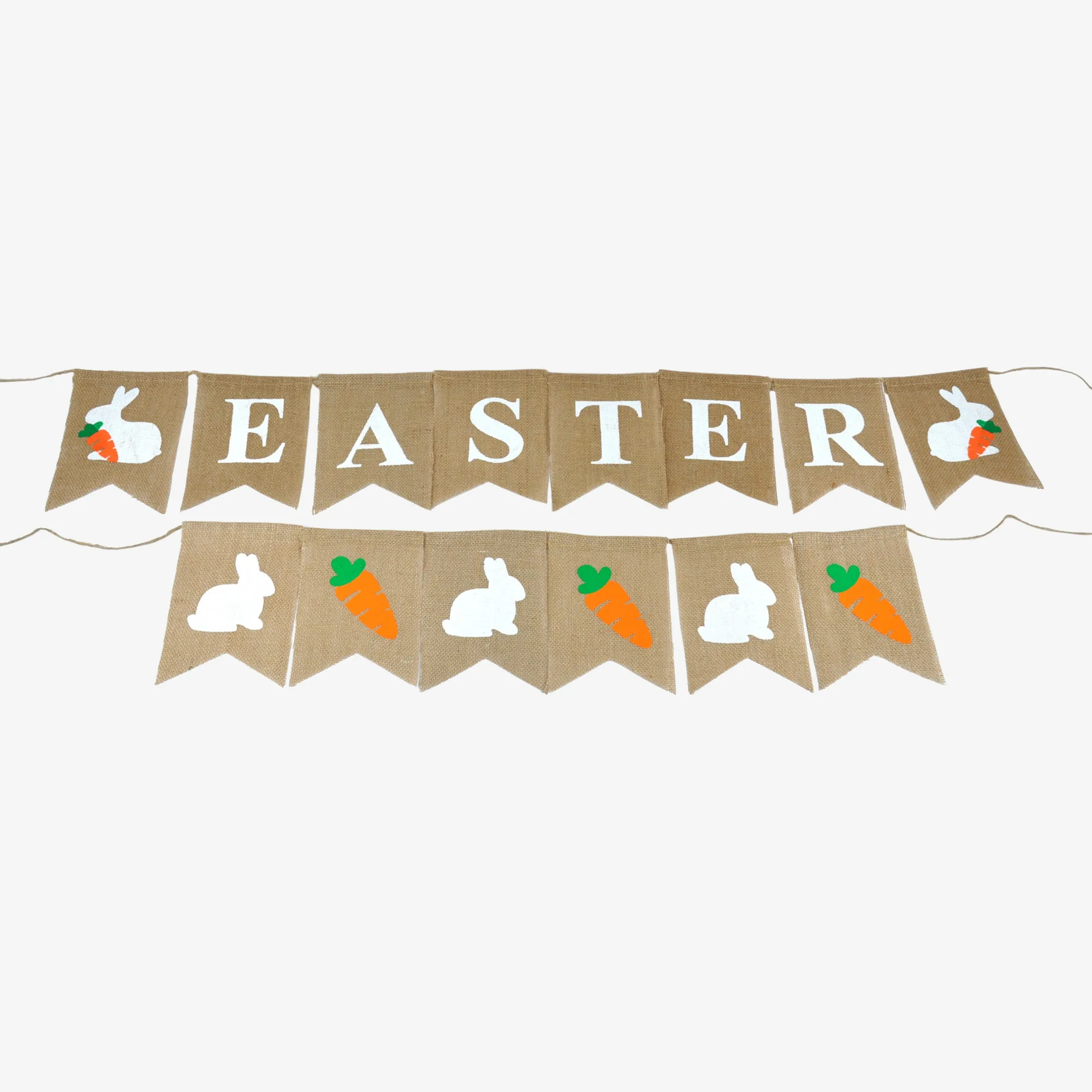Burlap Easter Banners