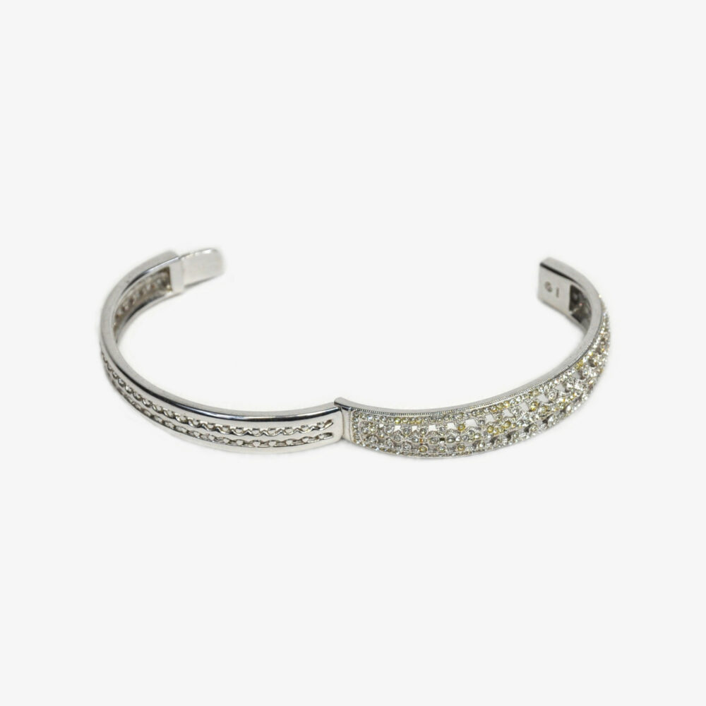 Hinged Cubic Zirconia Bracelet