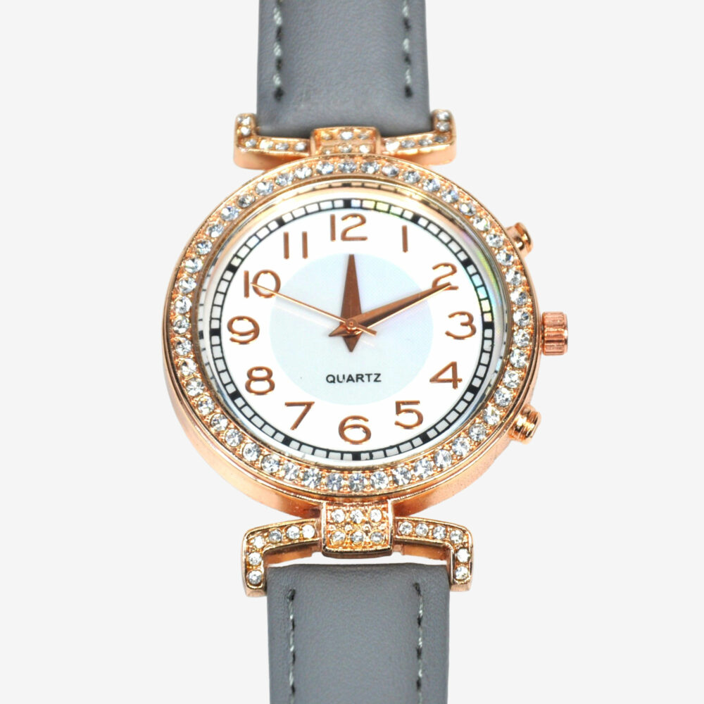 Rose Gold Bling Watch