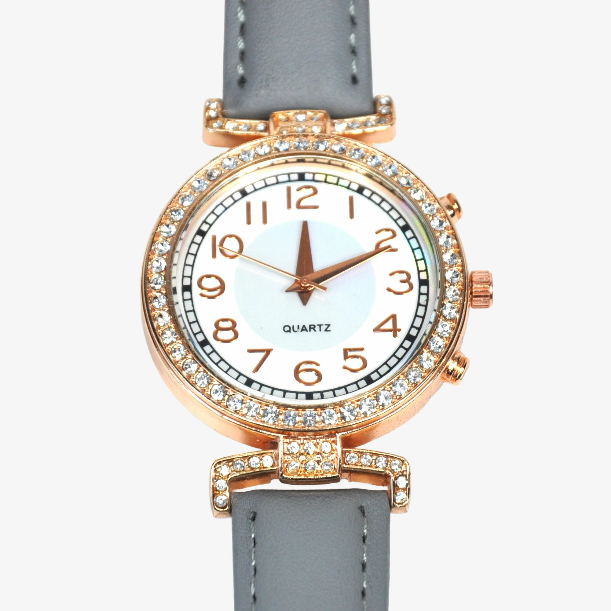 Rose Gold Bling Watch