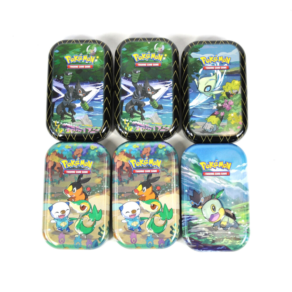Pokemon TCG Mini Tin Set, 19pk, Cards, 2 Coins - Image 2