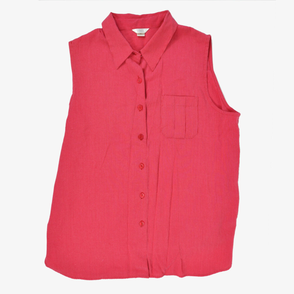Sleeveless Gingham Top