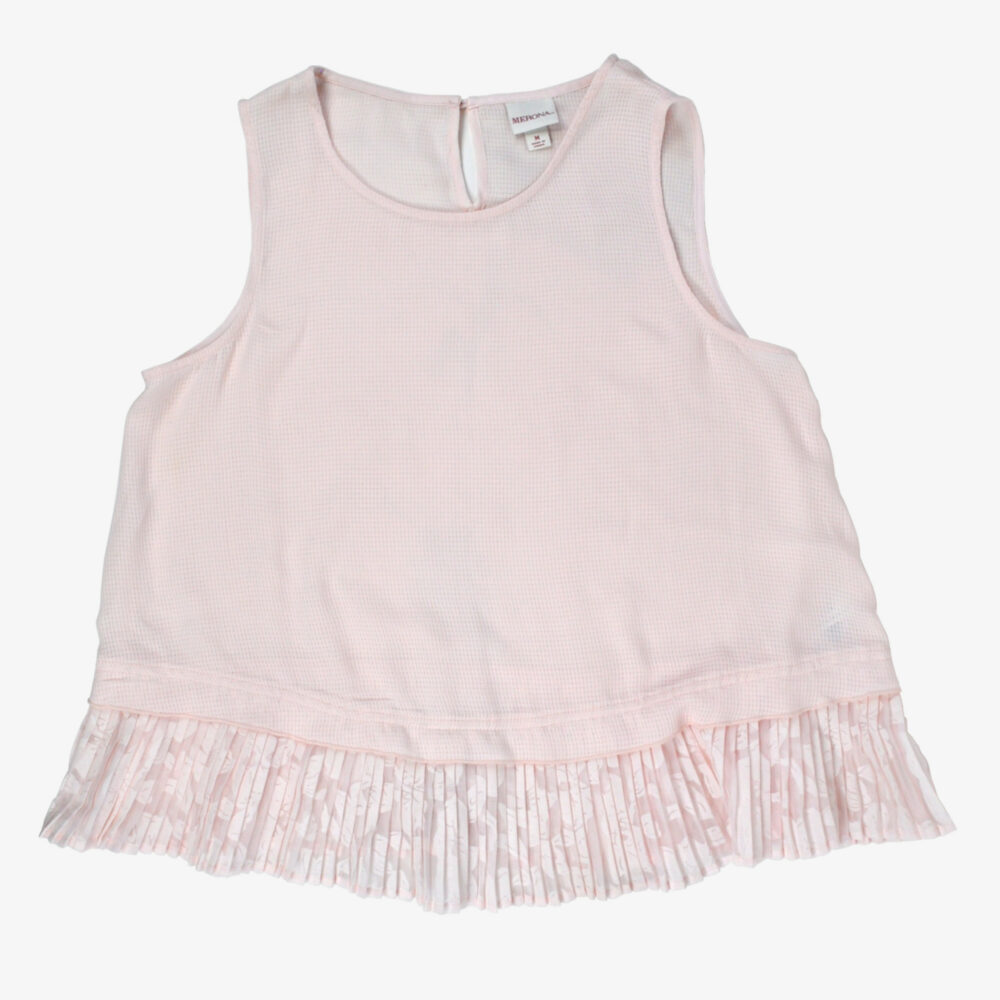 Ruffled Sleeveless Top