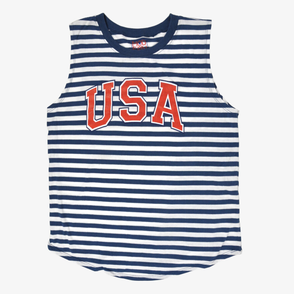 Striped Sleeveless Top