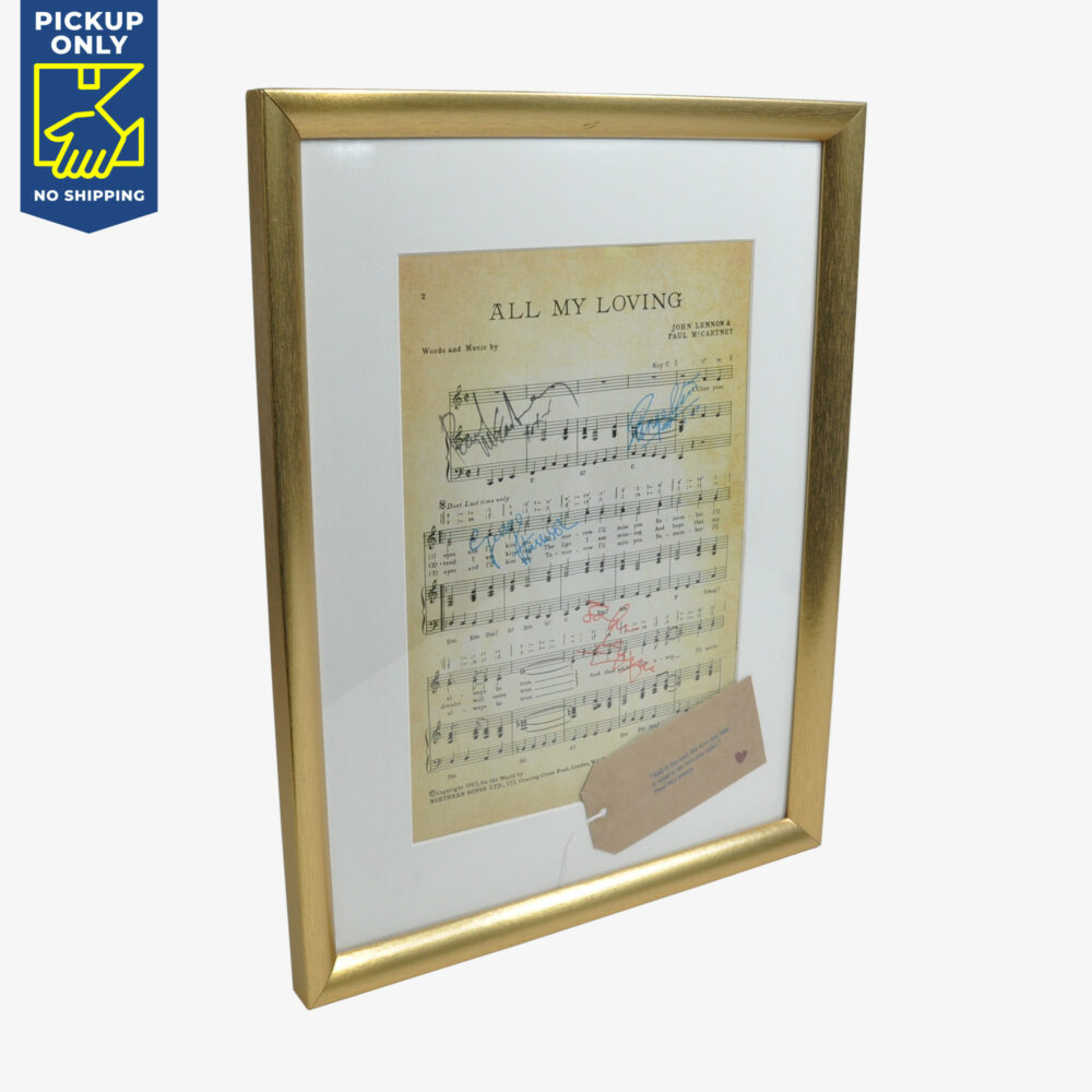 Beatles Framed Sheet Music