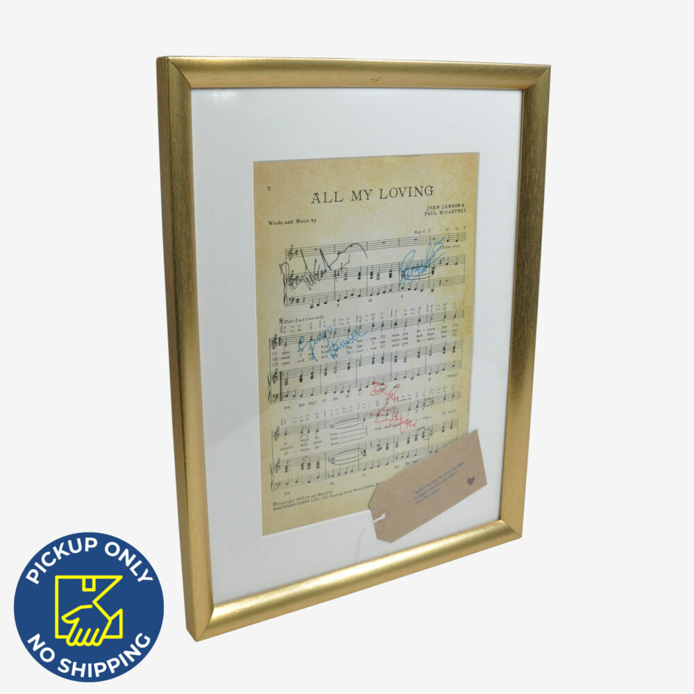 Beatles Framed Sheet Music