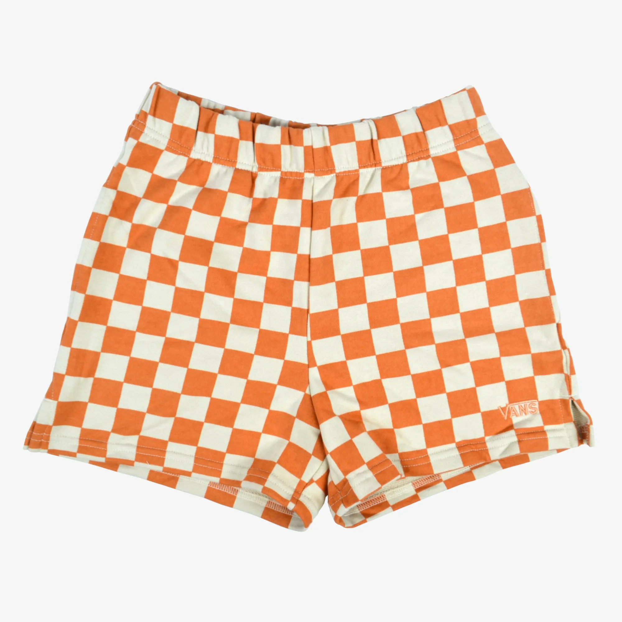 Vans Orange Checkerboard Shorts