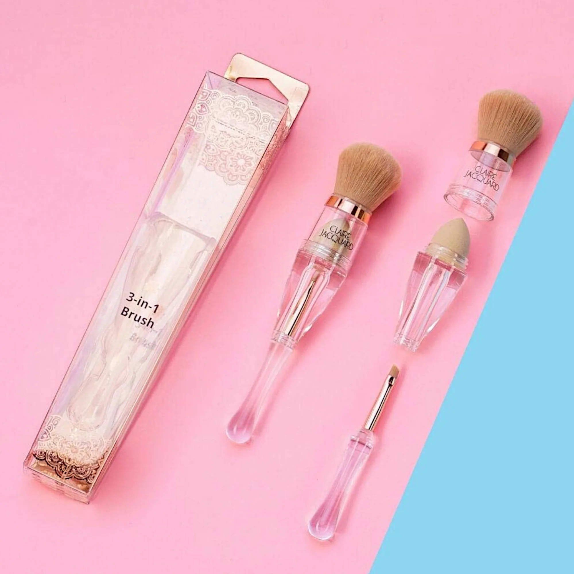 3-in-1 Makeup Brush