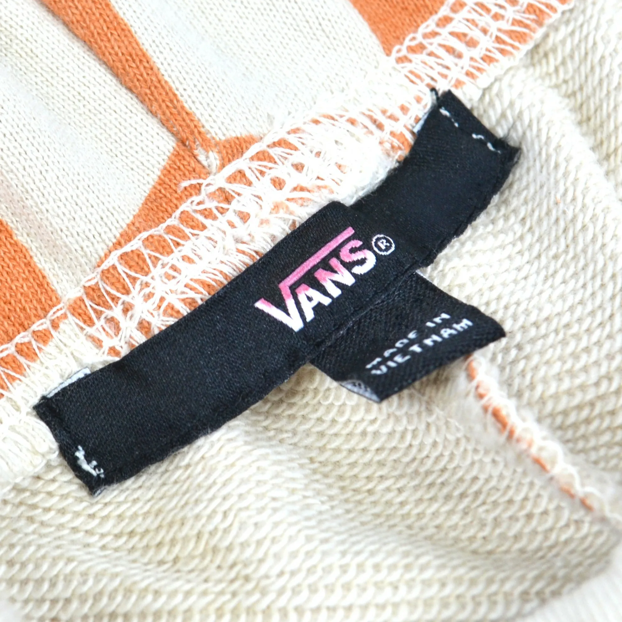 Vans Orange Checkerboard Shorts
