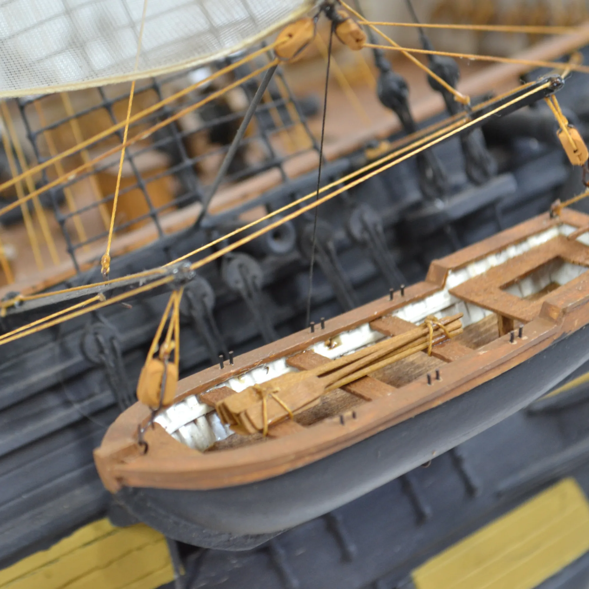 HMS Serapis Model Ship, 42" - Image 6